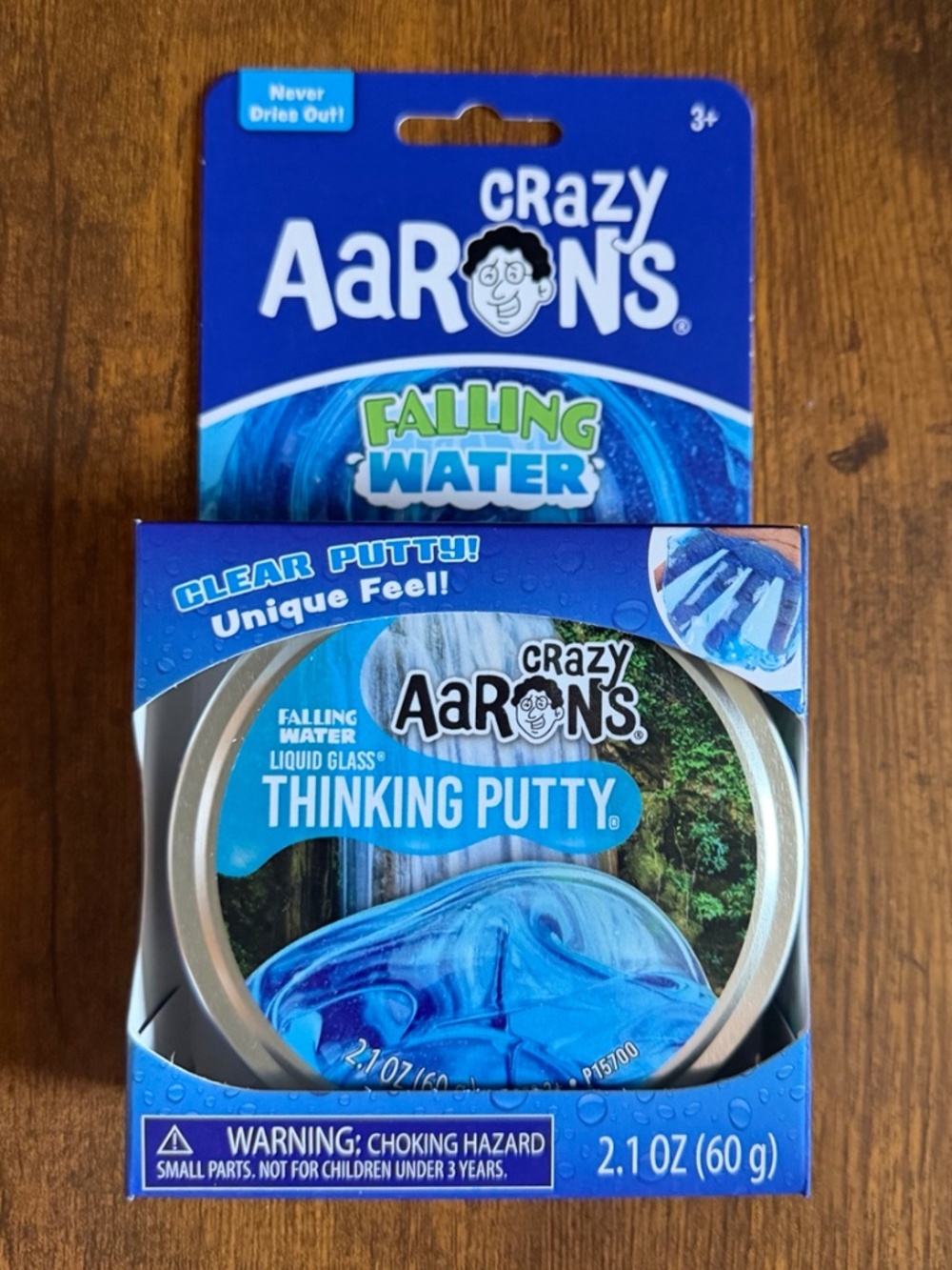 Crazy Aaron’s Falling Water Liquid Glass Thinking Putty 2.1 oz